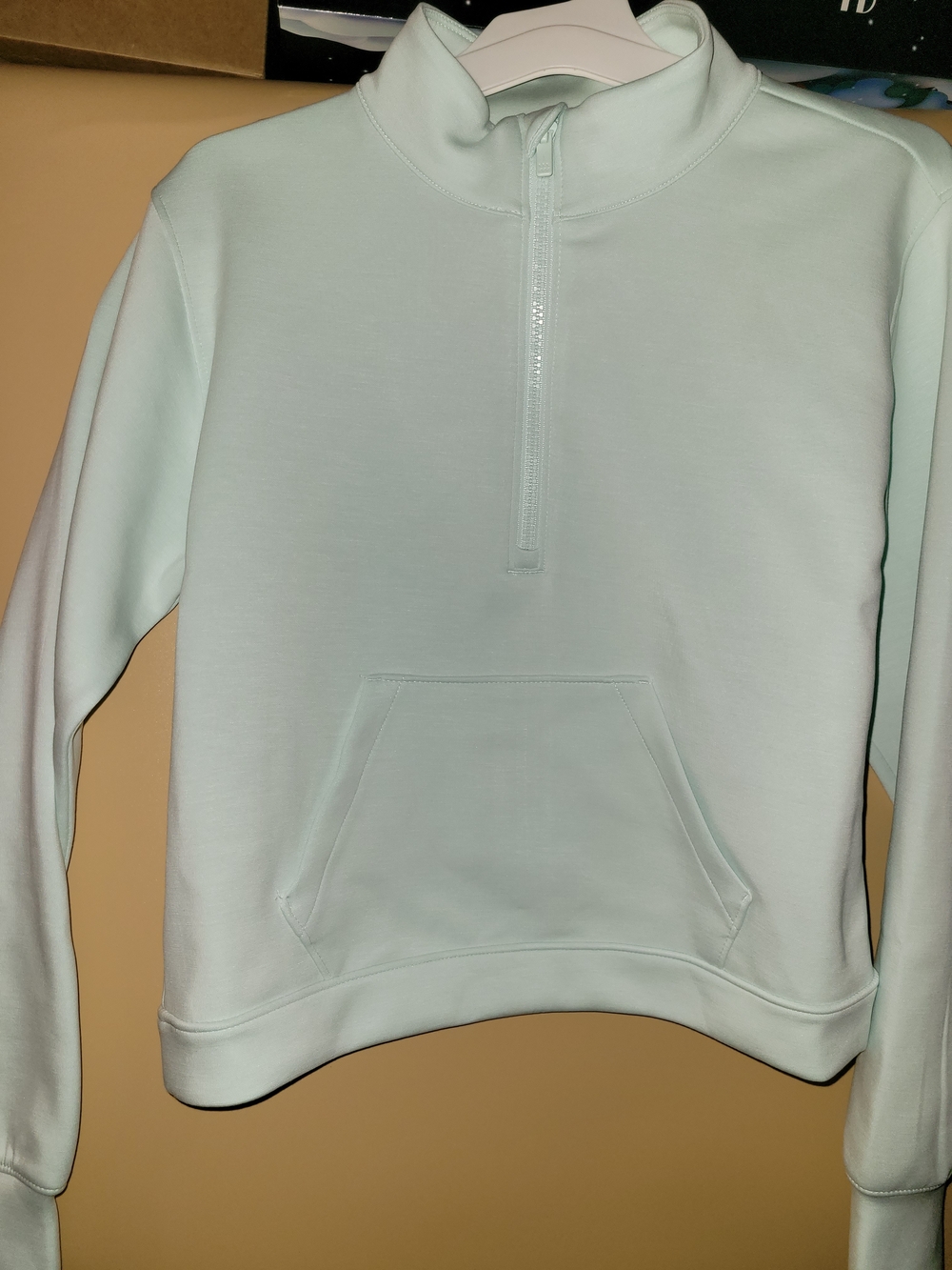 Target Mint Half-Zip Pullover Hoodie